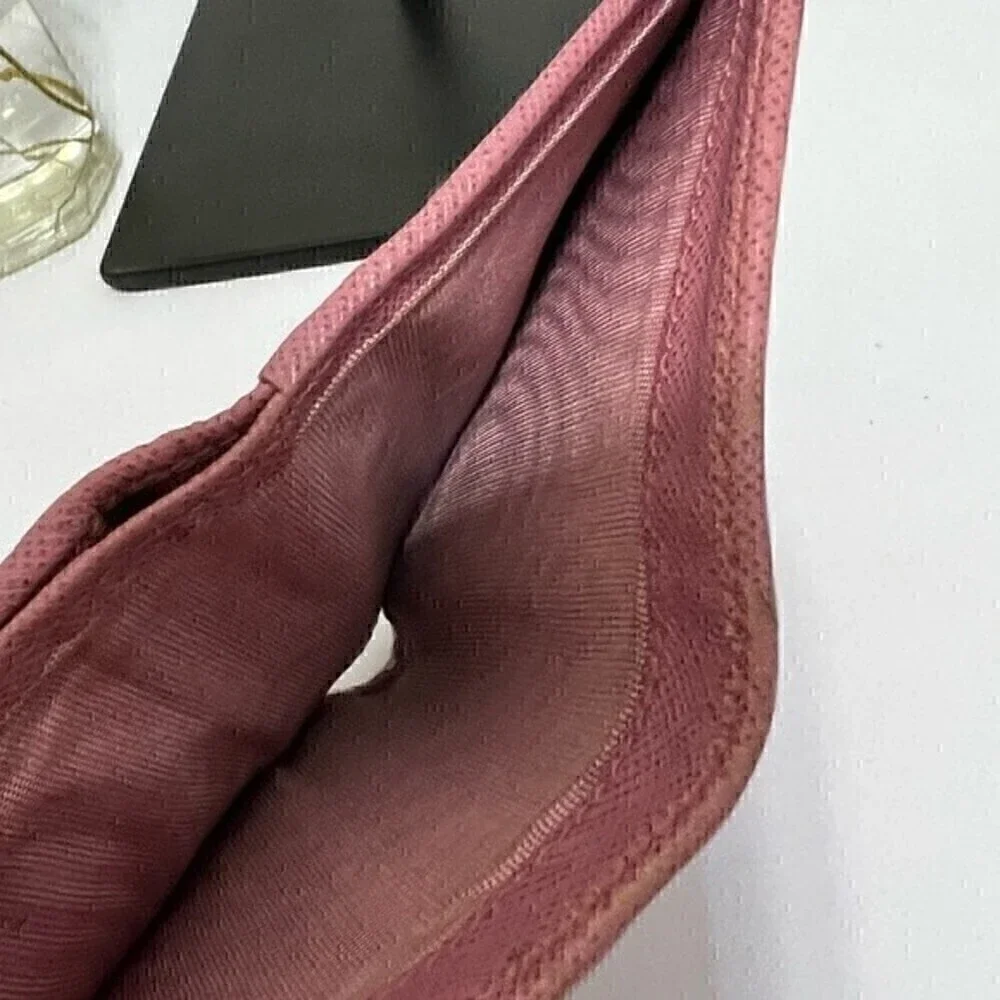 Salvatore Ferragamo Pink Short Wallet